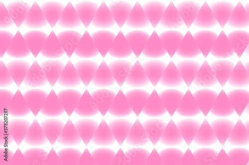 Pink abstract geometric pattern vector, horizontal decorative background. Graphic design soft pastel pink color vector, smooth blurry rosy gradient pattern vector