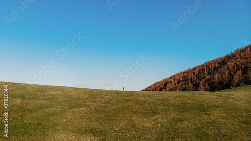 Isolated man