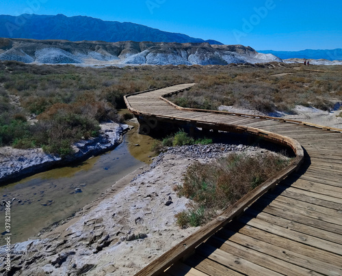 Wooden Walkaway at Death Valley National Park