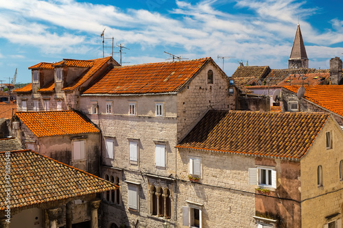 Old city buildings in Trogir