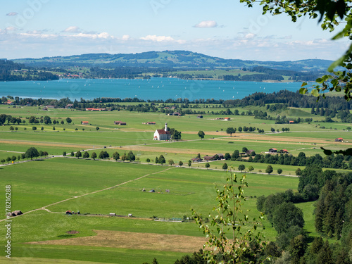 Forggensee im bayerischen Allgäu. photo