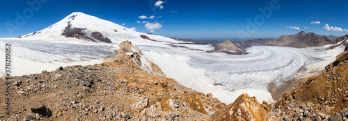 The exciting landscape of the Elbrus surroundings