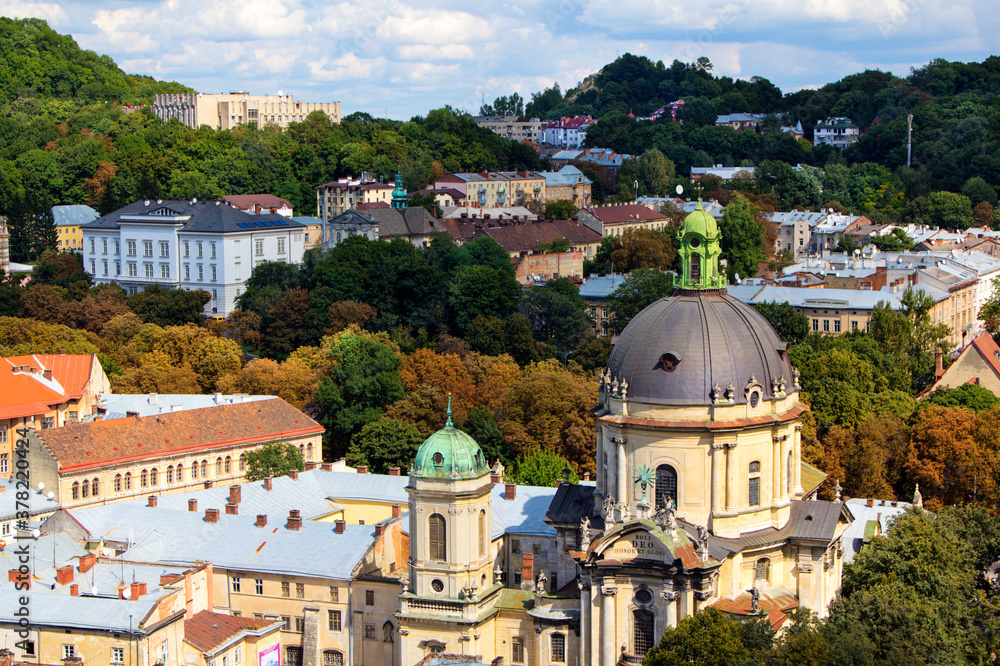 Great view on the Cathedral, Lviv