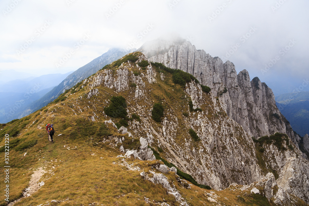 Exciting landscape it the Romanian Carpatians mountains