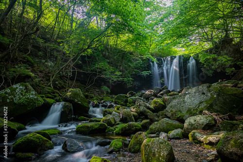 神秘的な乙女の滝