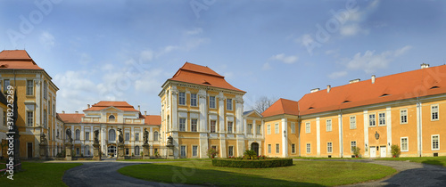 Classicist castle Duchcov, Bohemia, Czech republic photo