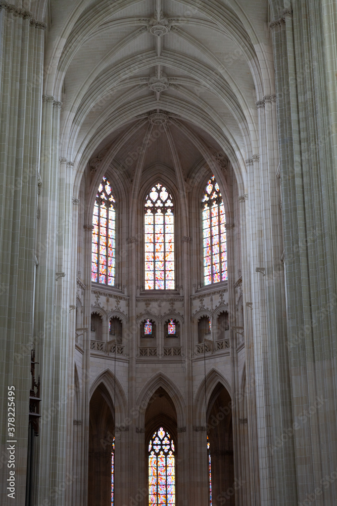 Inside of Nantes Cathedral, Cathedral of St. Peter and St. Paul of Nantes, Nantes, France