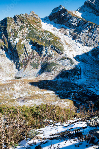 landscape with snow