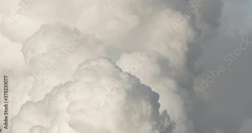 Steam rising from lava flow, slow motion