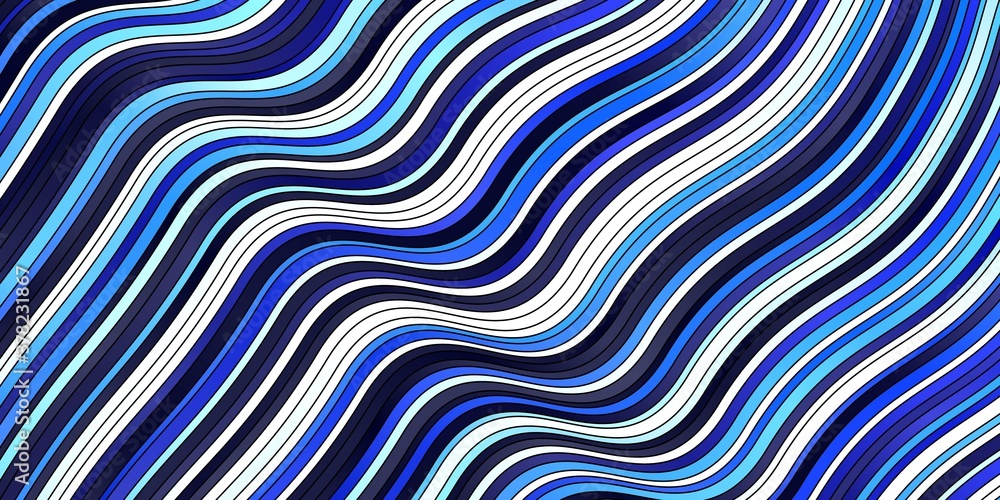 Light BLUE vector texture with curves. Illustration in abstract style with gradient curved. Design for your business promotion. Light BLUE vector texture with curves. Illustration in abstract style with gradient curved. Design for your business promotion.