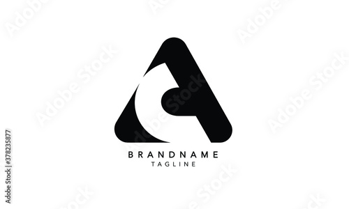 Alphabet letters Initials Monogram logo CA, AC, C and A