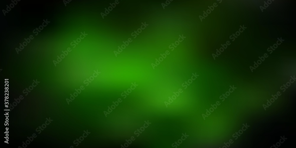 Dark green vector blurred background. Dark green vector blurred background.