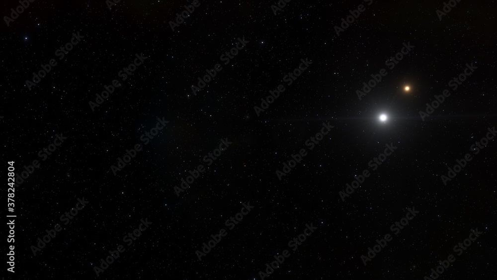 alien planet in space, science fiction landscape, 3d render alien planet in space, science fiction landscape, 3d render