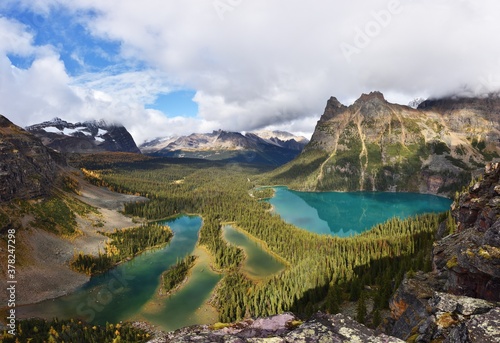 Opabin Plateau trail and Lake O'Hara photo