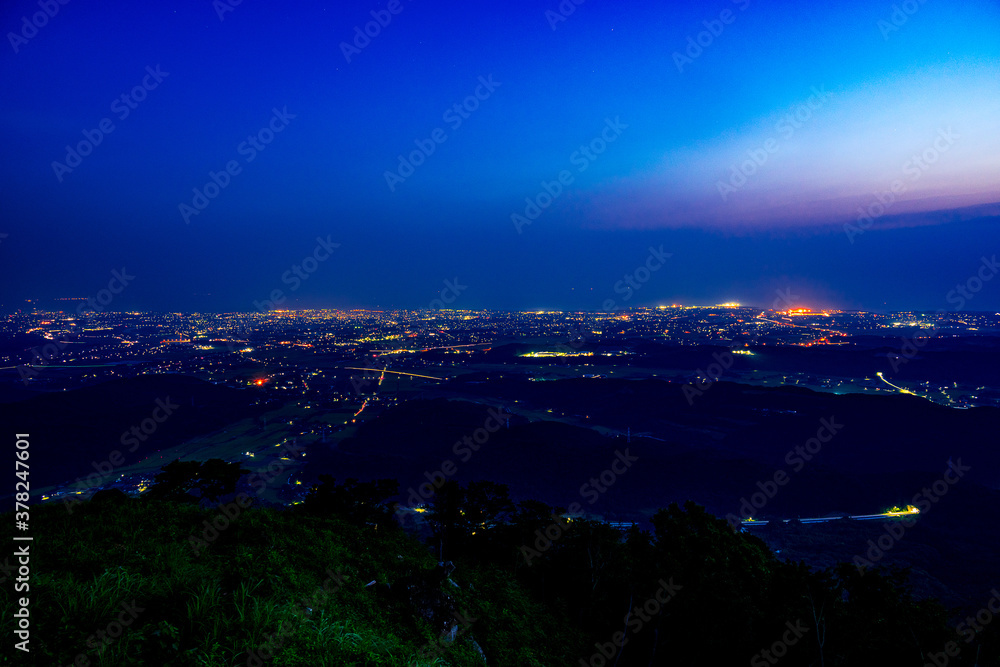 八面山から中津の夜景