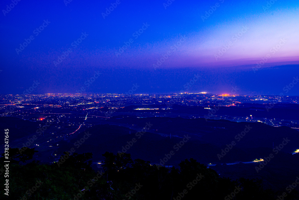 八面山から中津の夜景