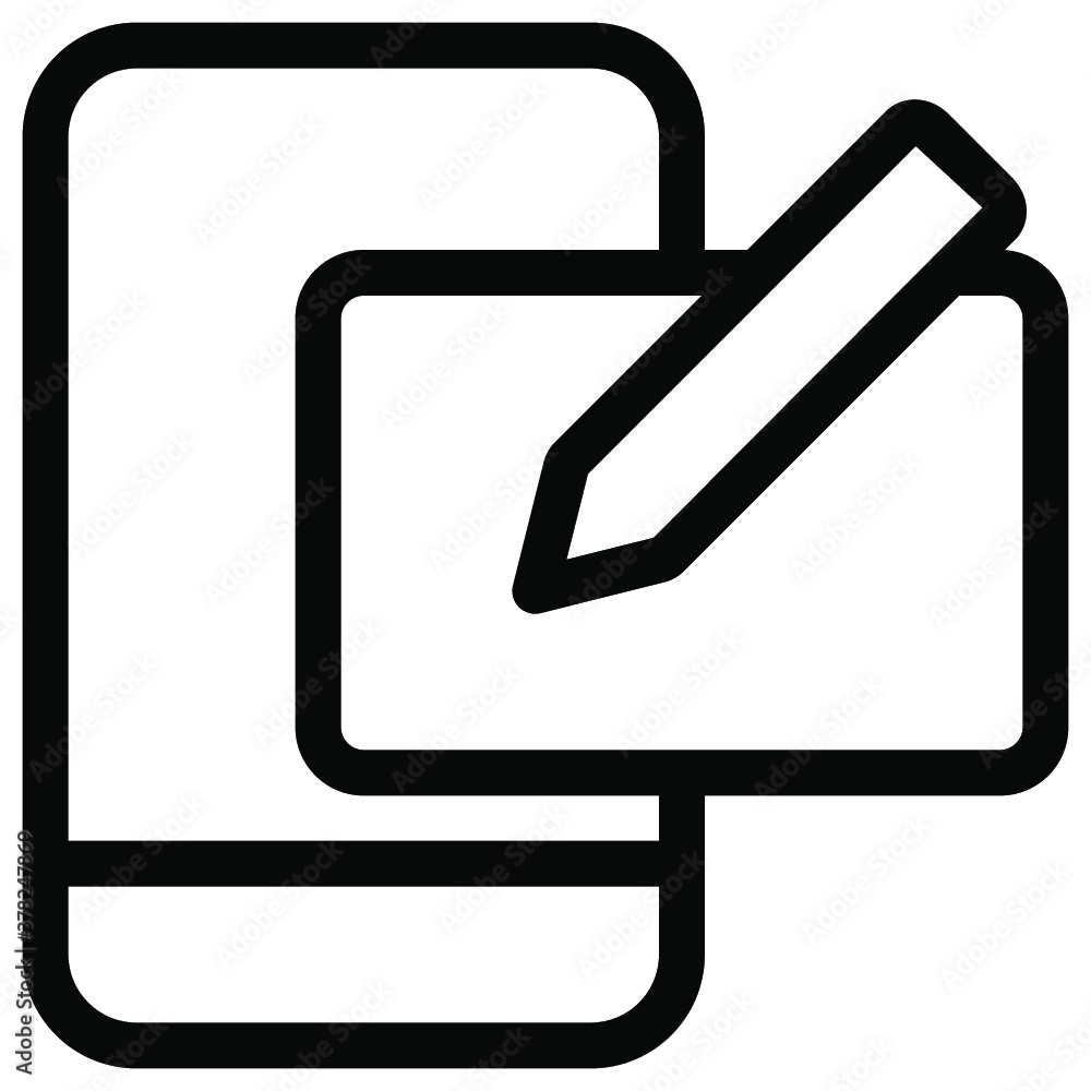Smartphone icon. line icon. vector icon. vector illustration Smartphone icon. line icon. vector icon. vector illustration