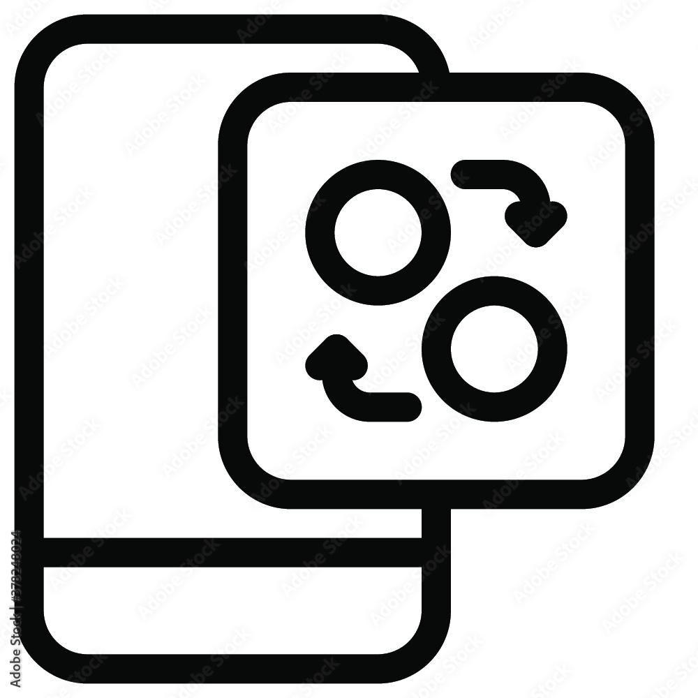 Smartphone icon. line icon. vector icon. vector illustration Smartphone icon. line icon. vector icon. vector illustration