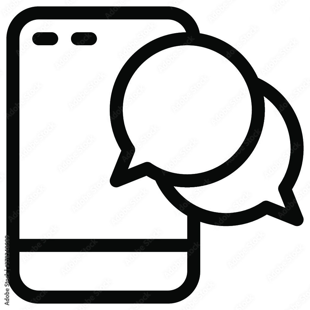 Smartphone icon. line icon. vector icon. vector illustration Smartphone icon. line icon. vector icon. vector illustration