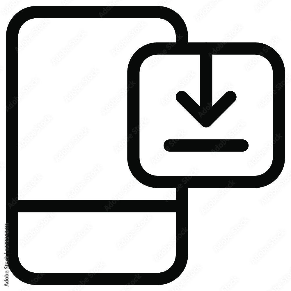 Smartphone icon. line icon. vector icon. vector illustration Smartphone icon. line icon. vector icon. vector illustration