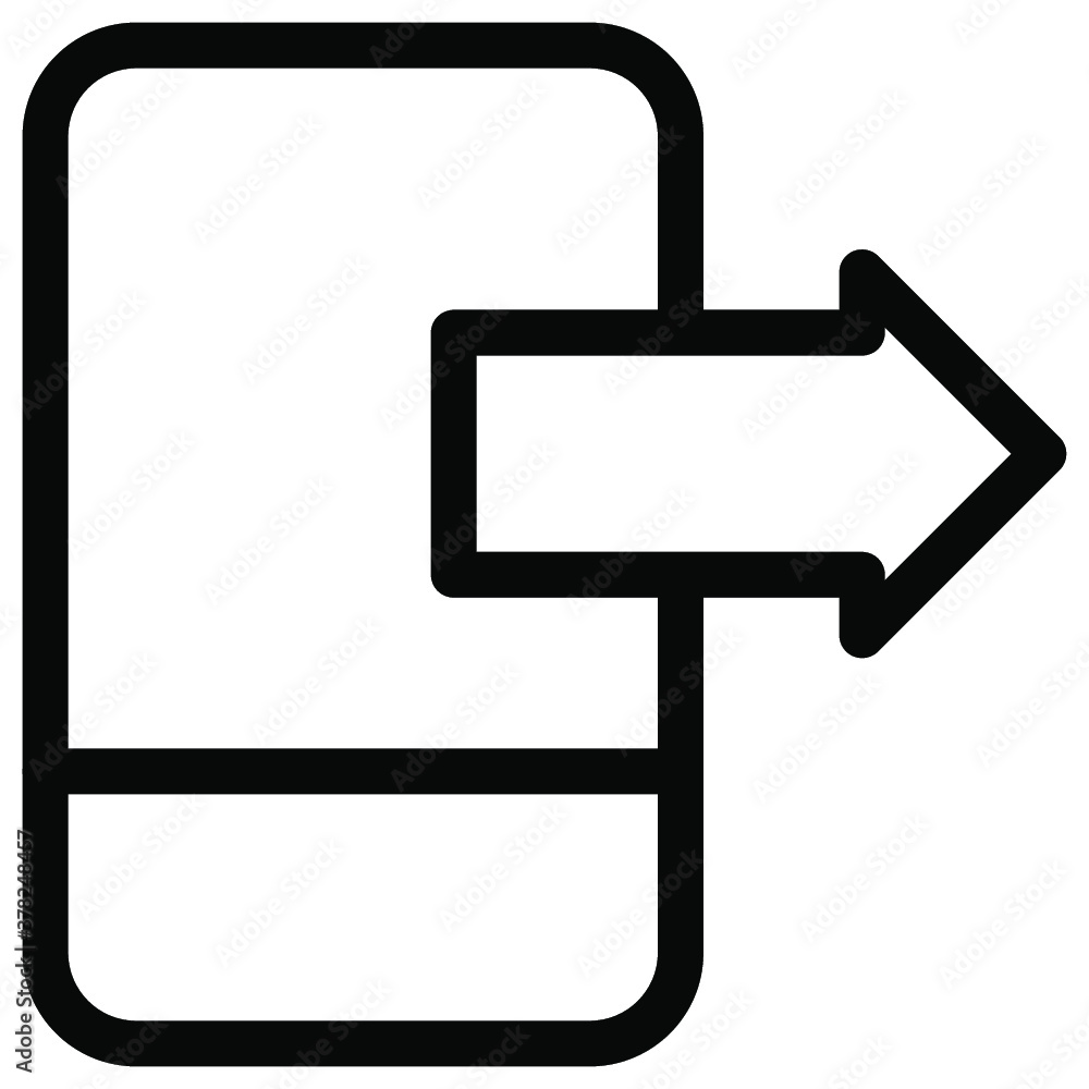 Smartphone icon. line icon. vector icon. vector illustration Smartphone icon. line icon. vector icon. vector illustration