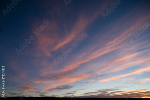 Sunset Clouds  Patagonia  Argentina