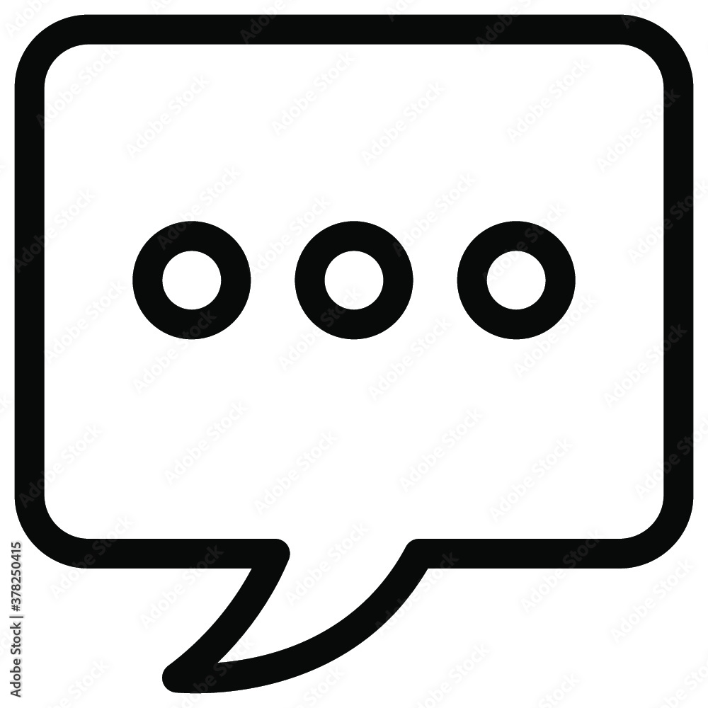 Message icon. mail icon. email icon. chat icon. chatting icon. line style icon. vector illustration. vector icon