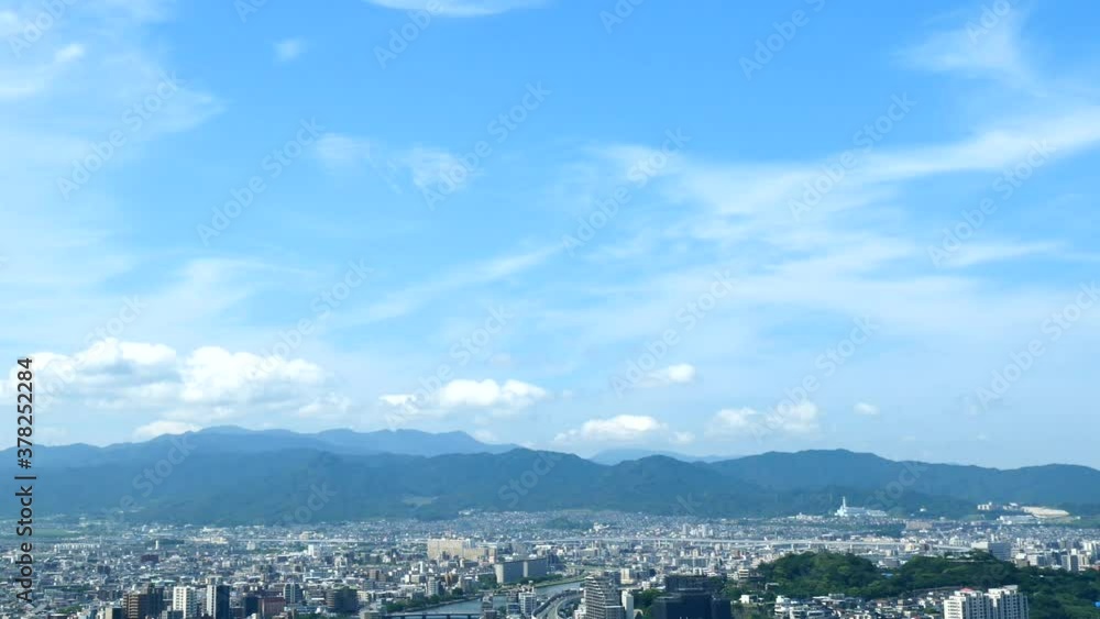 都市風景 福岡市 タイムラプス 都市風景 福岡市 タイムラプス