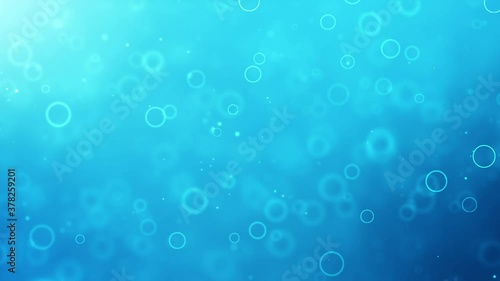 Wallpaper Mural Beautiful floating bubble white circle background. Sponge circles float around for a presentation theme.
 Torontodigital.ca