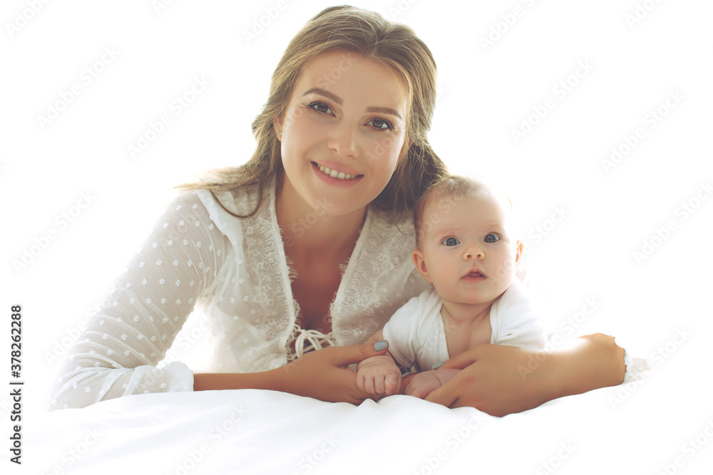 A woman with a baby. Mother and child. High quality photo. A woman with a baby. Mother and child. High quality photo.