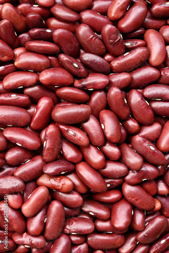 close up of red kidney beans for background