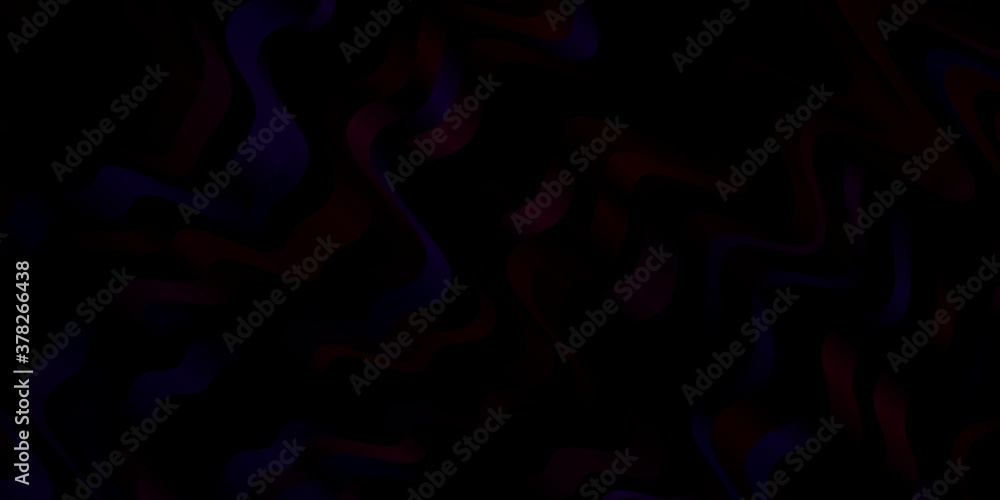 Dark Purple vector backdrop with circular arc. Abstract illustration with gradient bows. Template for your UI design. Dark Purple vector backdrop with circular arc. Abstract illustration with gradient bows. Template for your UI design.