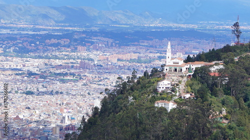 Panoramic view of Bogota Colombia.
 #378266602