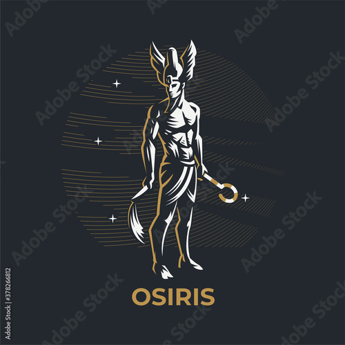 Egyptian god Osiris.