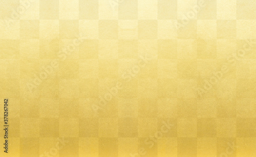 Gold check pattern. gold. background.
金　チェック柄　市松模様　金色の市松模様　背景