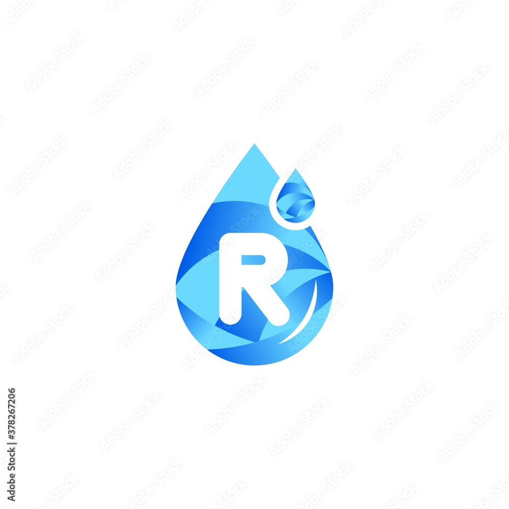 Water drop logo with r letter.r letter water drop logo.Blue water drop r letter logo.r letter logo with water drop Water drop logo with r letter.r letter water drop logo.Blue water drop r letter logo.r letter logo with water drop
