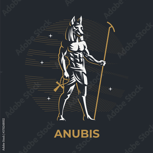 Egyptian god Anubis.