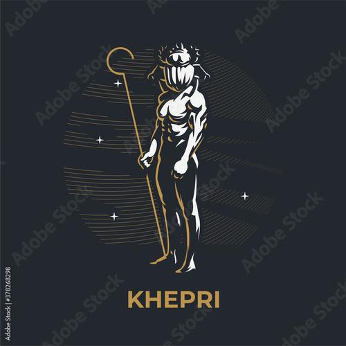 Egyptian god Khepri.