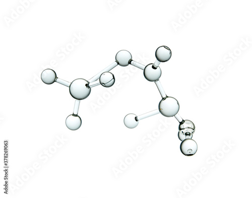 molecule or atom, Abstract structure for Science or medical background photo