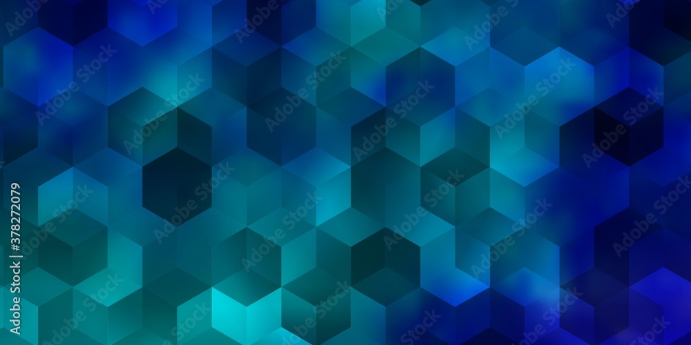 Light Pink, Blue vector background with set of hexagons. Light Pink, Blue vector background with set of hexagons.