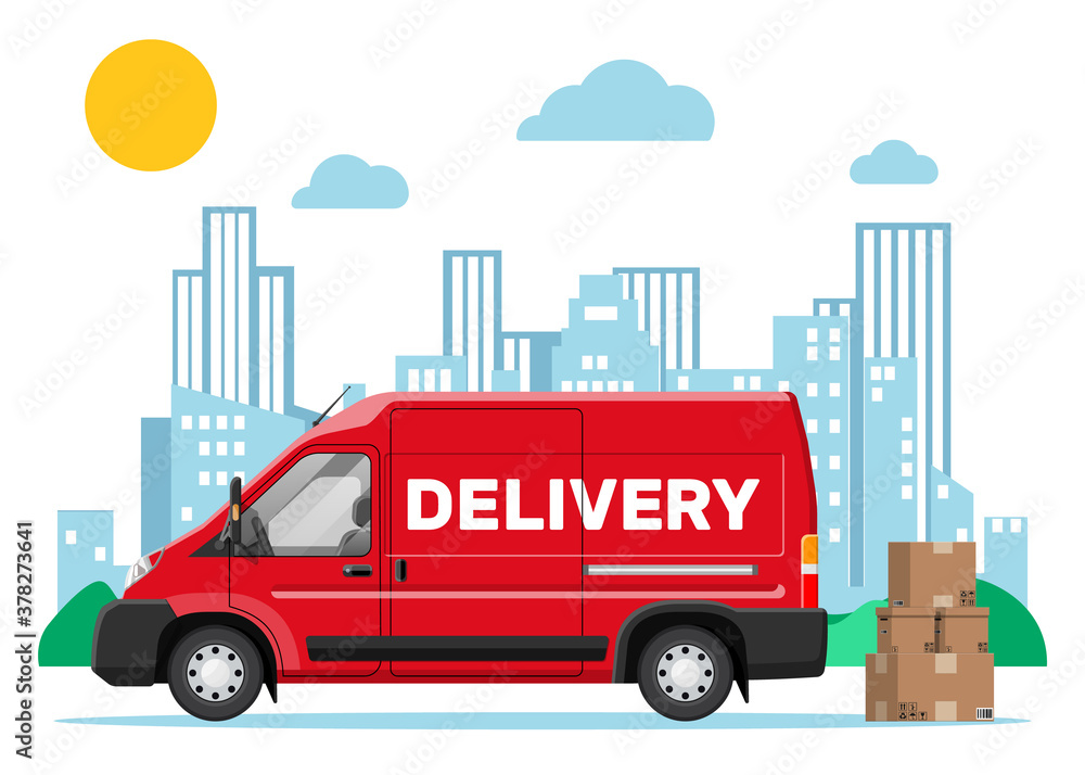 Free: Cargo Delivery Icon - Vector express delivery 