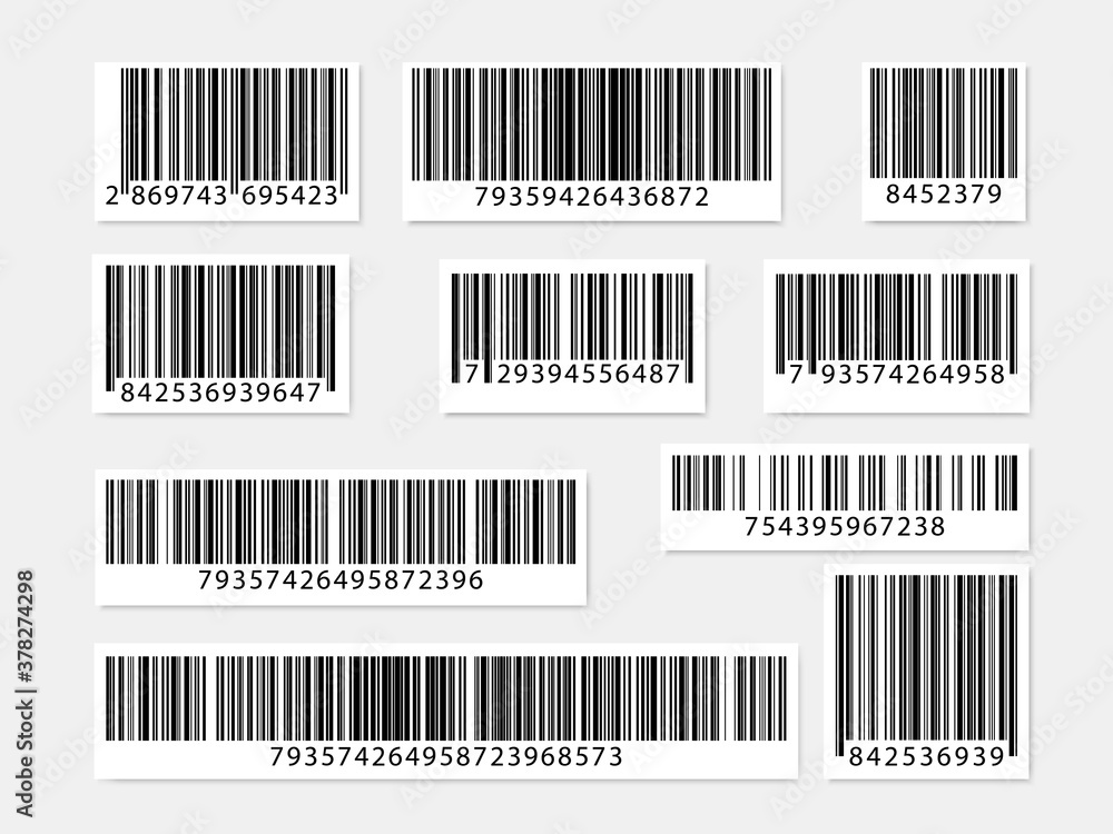 Set of barcodes. Collection QR codes. Vector illustration Set of barcodes. Collection QR codes. Vector illustration