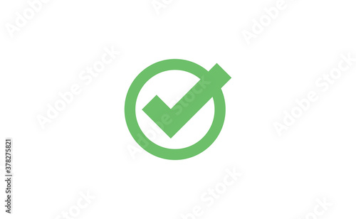 Free Download Green check mark. Symbol of approval. Approved tick symbol inside a circle. - GFXLoad
