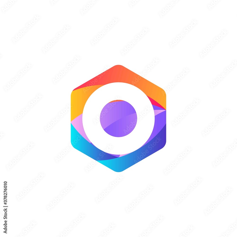 o letter logo design with hexagon and gradient.o letter logo vector.o letter logo o letter logo design with hexagon and gradient.o letter logo vector.o letter logo