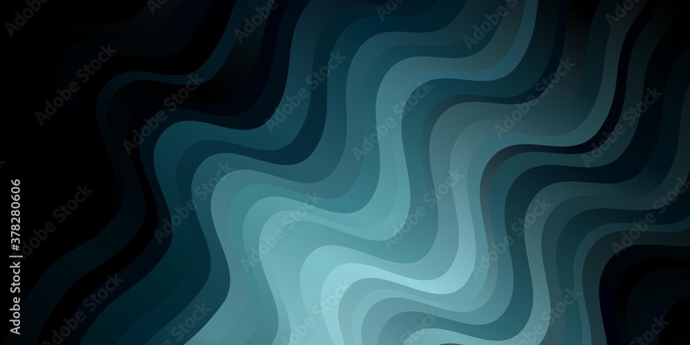 Light BLUE vector pattern with wry lines. Bright illustration with gradient circular arcs. Smart design for your promotions. Light BLUE vector pattern with wry lines. Bright illustration with gradient circular arcs. Smart design for your promotions.