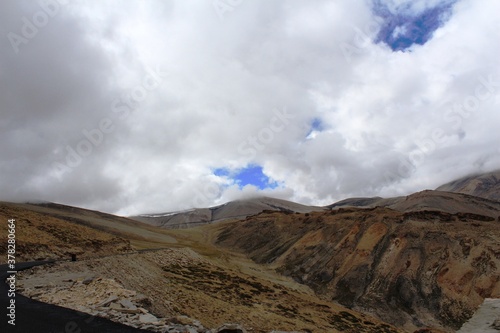 Beautiful mountains of Ladakh  India.