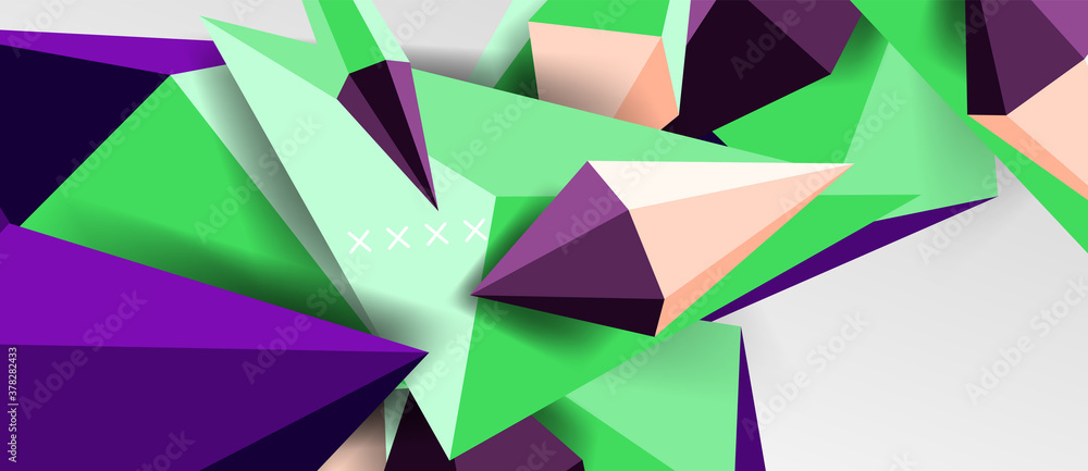 3d low poly abstract shape background vector illustration 3d low poly abstract shape background vector illustration