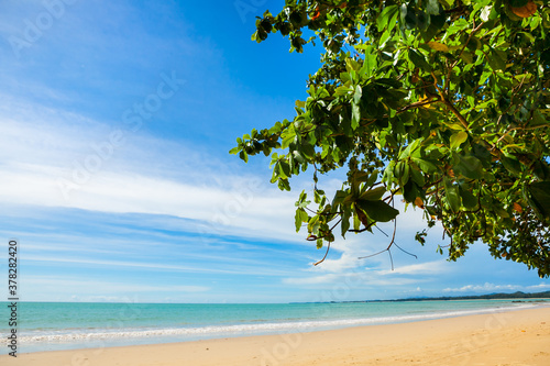 beautiful sea, sand and blue sky in Kao Lak, Thailand © wandee007