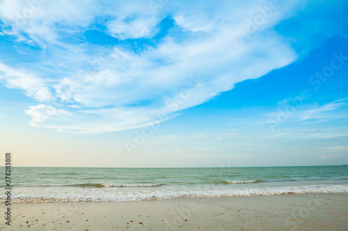 Beautiful tropical beach and sea .