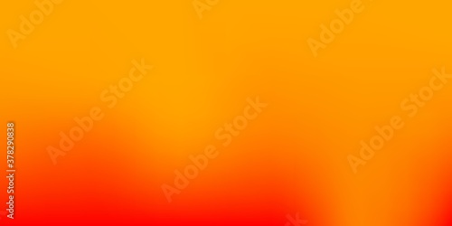 Light Orange vector gradient blur backdrop.